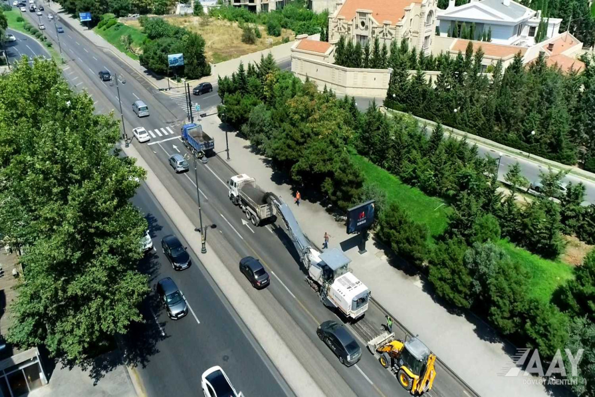 Tbilisi prospektində nəqliyyat vasitələrinin hərəkəti məhdudlaşdırılacaq